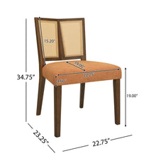Load image into Gallery viewer, Mid Century Rattan Dining Chair Without Arms Set [Online Only]
