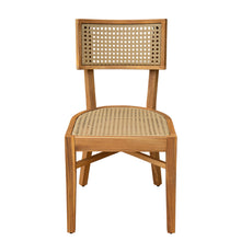 Load image into Gallery viewer, Netro Acacia Wood Dining Chair with Light Brown Wicker [Online Only]
