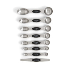 Load image into Gallery viewer, Magnetic Measuring Spoons – Dual-Sided with Leveler
