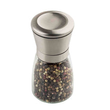 Load image into Gallery viewer, 6 oz Glass Salt &amp; Pepper Grinding Mill, Set of 2
