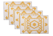 Load image into Gallery viewer, Reversible Two-Tone Woven Plus Sign Placemats 14”W x 19”L, Set of 4 [Online Only]
