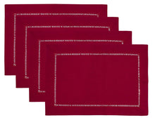 Load image into Gallery viewer, Classic Solid Color Hemstitched Border Table Linens (Various Colors) [Online Only]
