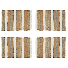 Load image into Gallery viewer, Woven Chindi Striped Fringe 100% Cotton Table Runner 16 x 72 Inch [Online Only]
