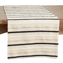 Load image into Gallery viewer, Modern Striped Cotton Table Runner 16" W x 72" L [Online Only]
