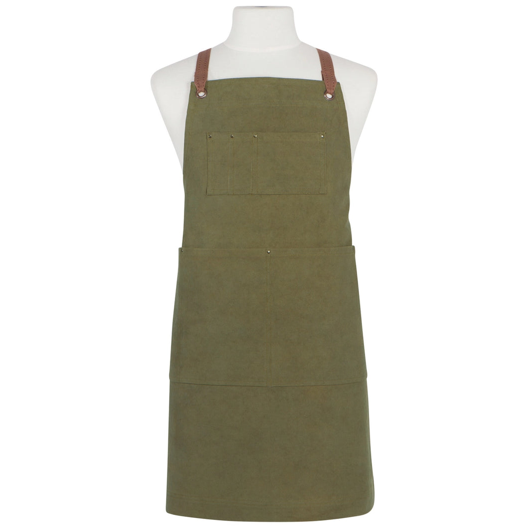 Mason Cross Back Apron - Olive Branch