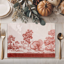 Load image into Gallery viewer, Holy Jouy Fall Thanksgiving Brown Placemats (Set of 4)
