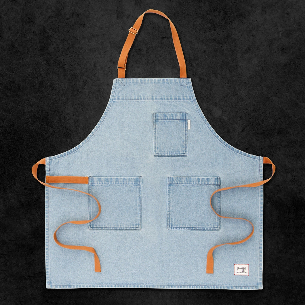 Light Blue Denim Tailor Apron