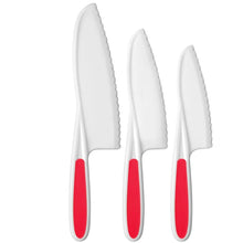 Load image into Gallery viewer, 3-Piece Safety Knife Set For Kids
