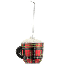 Load image into Gallery viewer, Hot Cocoa Mug Glass Ornament
