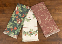 Load image into Gallery viewer, Pomegranate &amp; Holly Tea Towels (3 Styles)
