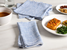 Load image into Gallery viewer, Monaco Striped Cloth Dinner Napkins-Assorted Colors [Online Only]
