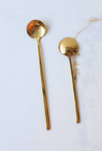 Load image into Gallery viewer, Gold-Plated Stainless Steel Stirring Spoon (2 Sizes)
