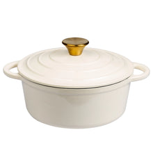 Load image into Gallery viewer, 2.8qt Enameled Cast Iron Dutch Oven (3 colors)
