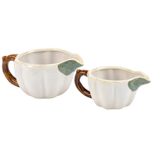 Load image into Gallery viewer, White Pumpkin Creamer/Gravy Boat (2 Sizes)
