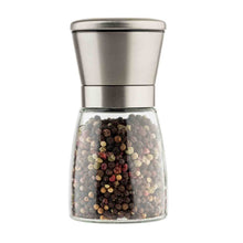 Load image into Gallery viewer, 6 oz Glass Salt &amp; Pepper Grinding Mill, Set of 2
