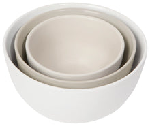 Load image into Gallery viewer, Matte White Prep Bowls (set of 3)
