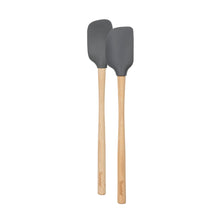 Load image into Gallery viewer, Flex-Core® Mini Spatula + Spoonula with Wood Handle [Online Only]
