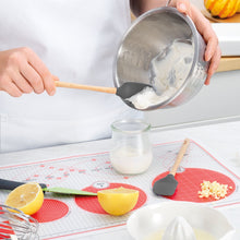 Load image into Gallery viewer, Flex-Core® Mini Spatula + Spoonula with Wood Handle [Online Only]
