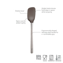 Load image into Gallery viewer, Flex-Core® Silicone and Stainless Steel Spoonula [Online Only]
