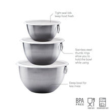 Load image into Gallery viewer, Stainless Steel Mixing Bowl Set [Online Only]
