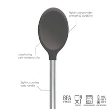 Load image into Gallery viewer, Silicone and Stainless Steel Mixing Spoon [Online Only]
