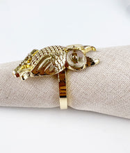 Load image into Gallery viewer, Perched Owl Metal Napkin Rings, Set of 4 [Online Only]
