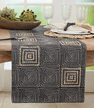 Load image into Gallery viewer, Embroidered Maze Design Cotton Table Runner 16" W x 72" L [Online Only]

