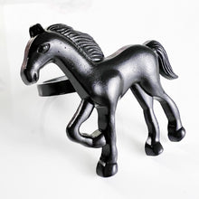 Load image into Gallery viewer, Horse Metal Napkin Rings, Set of 4 (5 Color Options) [Online Only]

