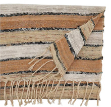 Load image into Gallery viewer, Woven Chindi Striped Fringe 100% Cotton Table Runner 16 x 72 Inch [Online Only]
