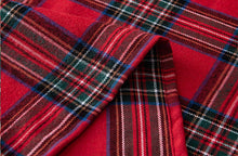 Load image into Gallery viewer, Classic Plaid Snowflake Holiday Tablecloth [Online Only]
