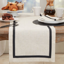 Load image into Gallery viewer, Grosgrain Accent Table Runner
