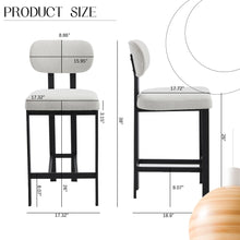 Load image into Gallery viewer, Modern Counter Height Stools (Set of 2) [Online Only]

