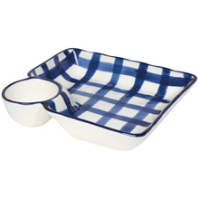 Load image into Gallery viewer, Grid Dip N' Dish Plate
