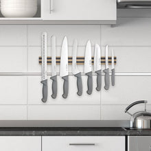 Load image into Gallery viewer, Wood Magnetic Knife and Tool Storage Bar (2 Sizes)
