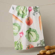 Load image into Gallery viewer, Geometry Spring Produce Tea Towel

