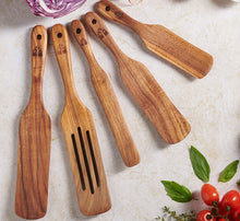 Load image into Gallery viewer, Teak Wood Spurtle (5 Styles)
