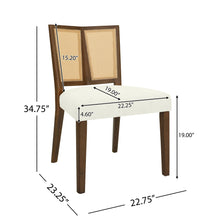 Load image into Gallery viewer, Mid Century Rattan Dining Chair Without Arms Set [Online Only]
