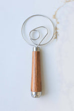Load image into Gallery viewer, Rosewood Wooden Handle Dough Whisk
