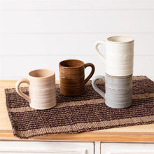 Load image into Gallery viewer, Reactive Glaze Pottery Mug (4 Colors)
