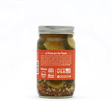 Load image into Gallery viewer, Spicy Garlic Pickles 16oz
