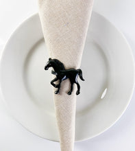 Load image into Gallery viewer, Horse Metal Napkin Rings, Set of 4 (5 Color Options) [Online Only]
