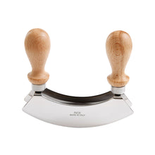 Load image into Gallery viewer, Fantes Aunt Marisa's Double Mezzaluna Knife, 5.5in
