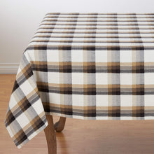 Load image into Gallery viewer, Holiday Plaid Pattern Textured 100% Cotton Tablecloth [Online Only]
