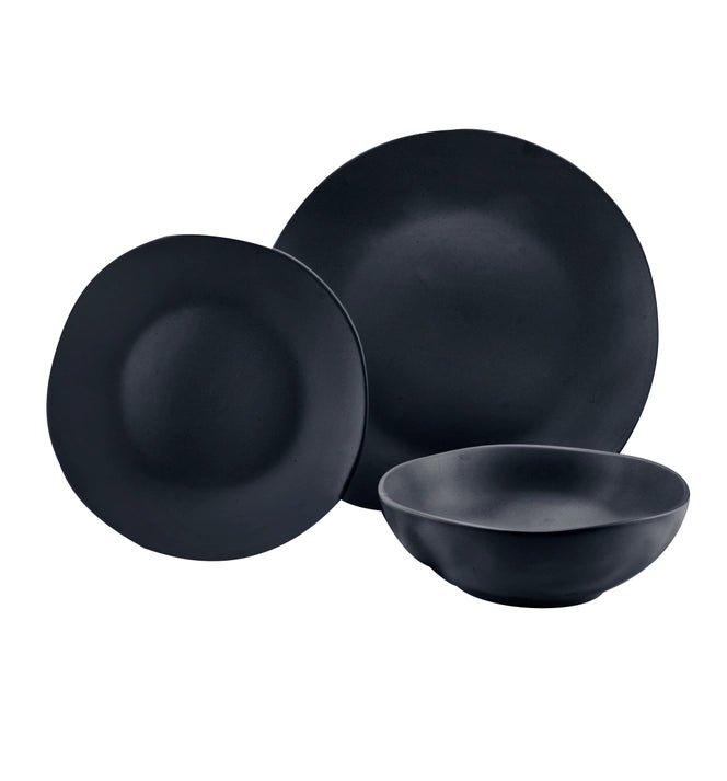 Aspero 12-Piece Stoneware Dinnerware Set (2 colors) – Gather Kitchen ...