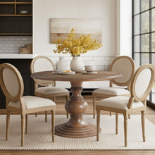 Load image into Gallery viewer, Round Pedestal Dining Table - Walnut [Online Only]
