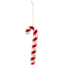 Load image into Gallery viewer, Candy Cane Glass Ornament
