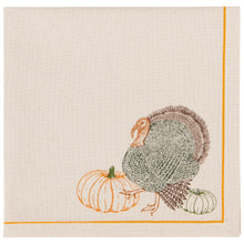 Load image into Gallery viewer, Cornucopia Thanksgiving Printed Napkins Set of 4
