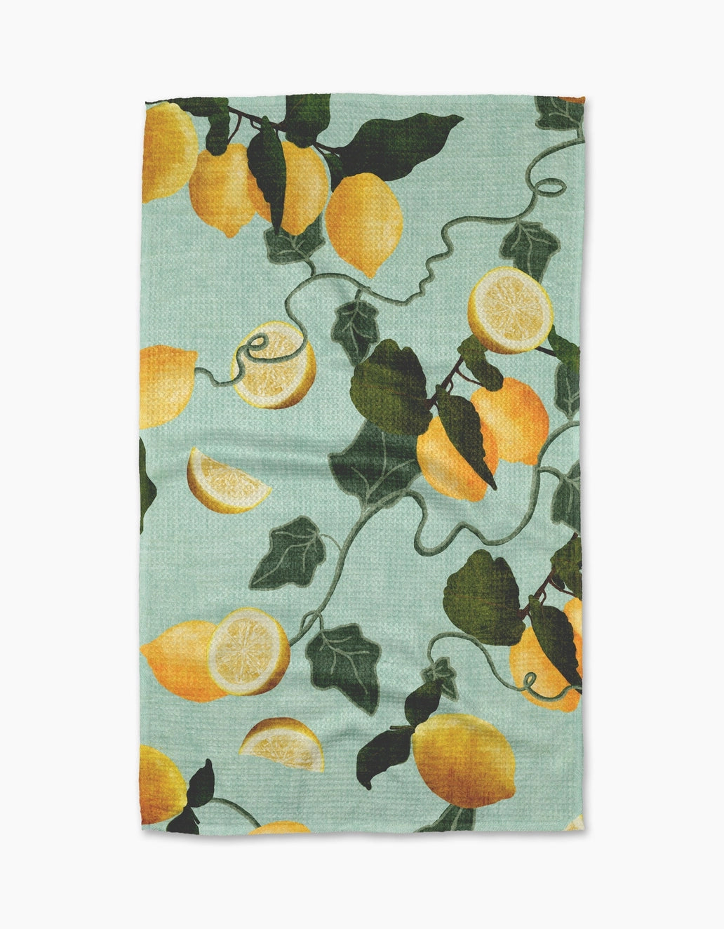 Geometry Amalfi Lemons Tea Towel