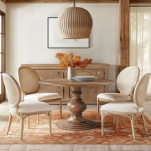 Load image into Gallery viewer, Round Pedestal Dining Table - Walnut [Online Only]
