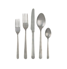 Load image into Gallery viewer, Oslo Tumbled Stainless Steel 5 Piece Cutlery Set - Service for 1 [Online Only]
